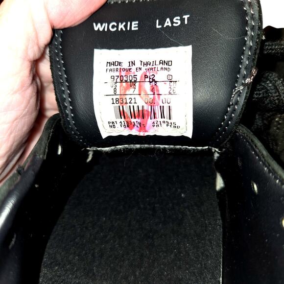 NWT Nike Air 8 Black Men's Wickie Last Tennis Shoe Athletic Sneaker New Tags - Picture 3 of 8